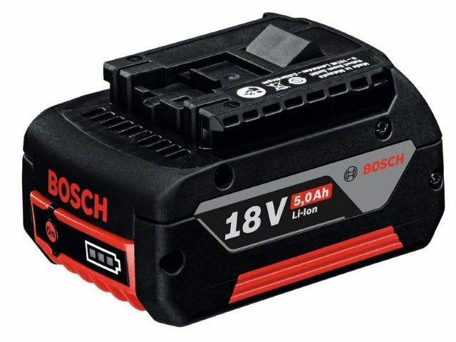BOSCH 5.0AH 18V BATTERY LITHIUM ION FEATURES BOSCH COOLPACK CHARGE LEV